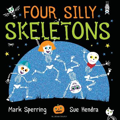 Book cover for Four Silly Skeletons