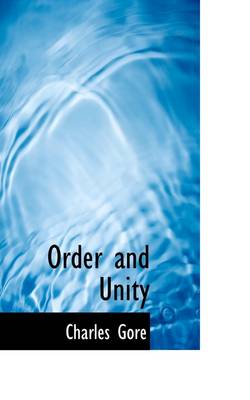 Book cover for Order and Unity