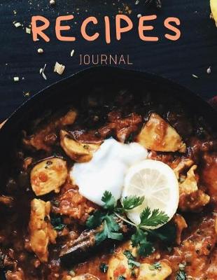 Cover of Recipes journal