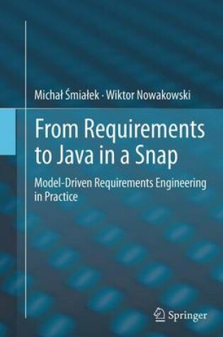 Cover of From Requirements to Java in a Snap