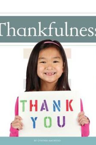 Cover of Thankfulness