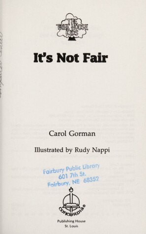 Book cover for It's Not Fair