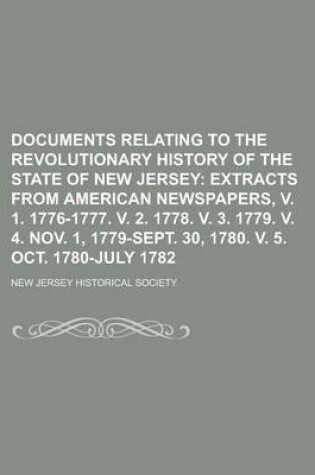 Cover of Documents Relating to the Revolutionary History of the State of New Jersey