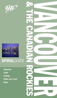 Book cover for AAA Spiral Guide Vancouver & the Canadian Rockies