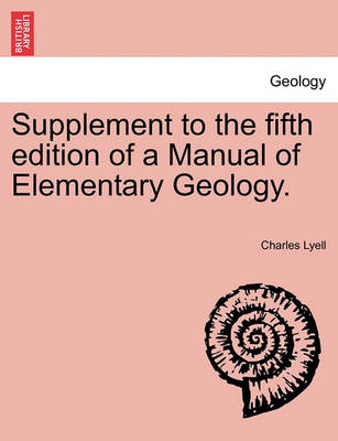 Book cover for Supplement to the Fifth Edition of a Manual of Elementary Geology.