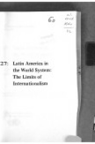 Cover of Latin America in the World System