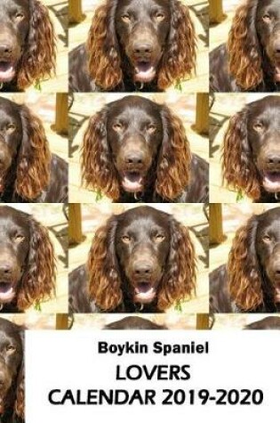 Cover of Boykin Spaniel Lovers Calendar 2019-2020