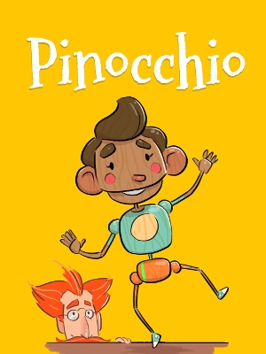 Book cover for Pinocchio