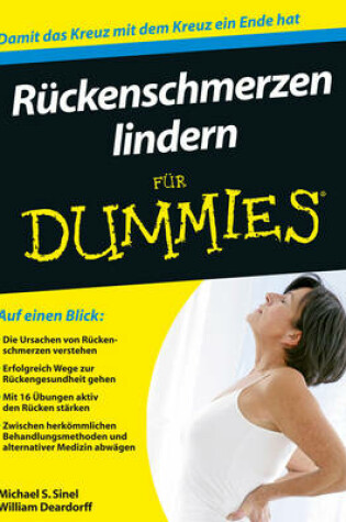 Cover of Ruckenschmerzen lindern für Dummies