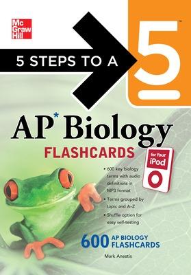 Cover of 5 Steps to a 5 AP Biology Flashcards for Your iPod with MP3/CD-ROM Disk