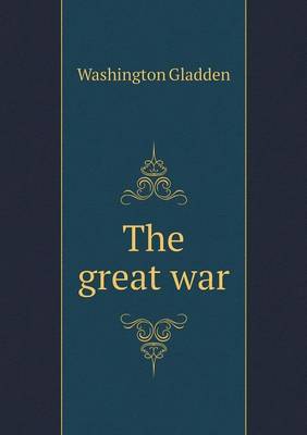 Book cover for The great war