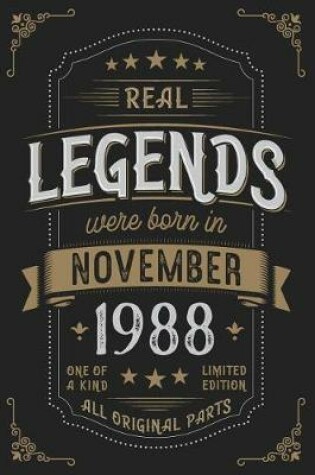 Cover of Real Legends were born in November 1988