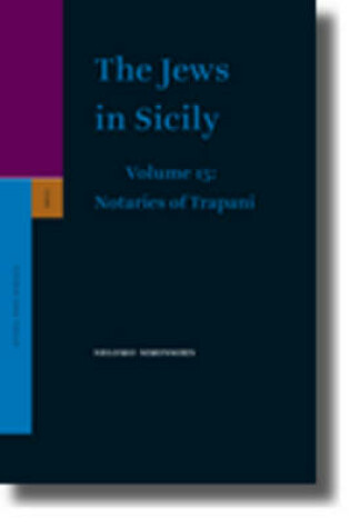 Cover of The Jews in Sicily, Volume 15 Notaries of Trapani