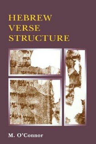 Cover of Hebrew Verse Structure