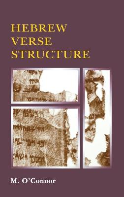 Book cover for Hebrew Verse Structure