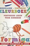 Book cover for Kleurboek Nederlands - Portugees I Portugees leren voor kinderen I Creatief schilderen en leren
