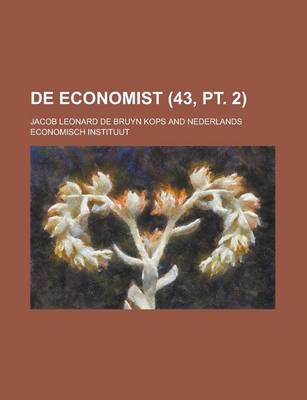 Book cover for de Economist (43, PT. 2)