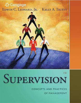 Book cover for Mindtap Management, 1 Term (6 Months) Printed Access Card for Leonard/Trusty's Supervision: Concepts and Practices of Management, 13th