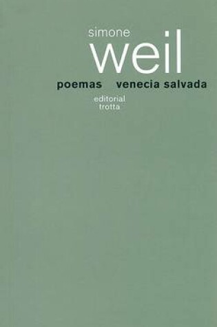 Cover of Poemas - Venecia Salvada