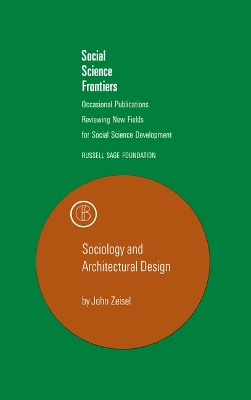 Cover of Sociology and Architectural Design