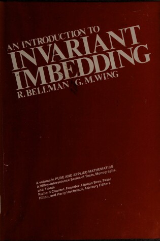 Cover of Introduction to Invariant Imbedding