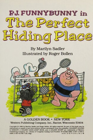 Cover of Perfect Hiding Place/Funnybunny