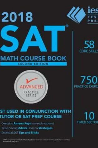 Cover of 2018 SAT Math Course Book