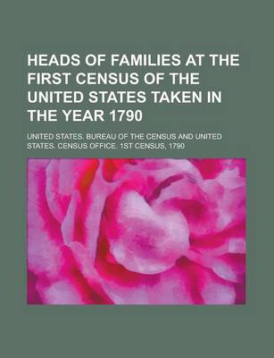 Book cover for Heads of Families at the First Census of the United States Taken in the Year 1790