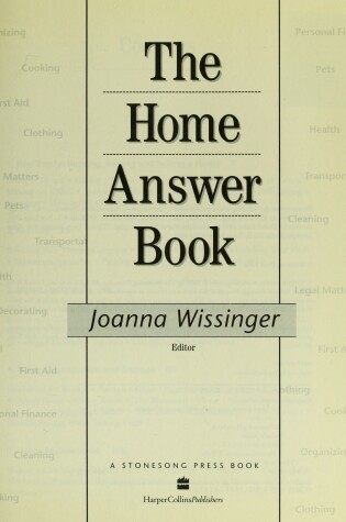 Cover of The Home Answer Book