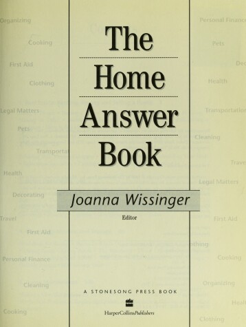 Book cover for The Home Answer Book