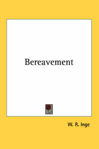 Cover of Bereavement