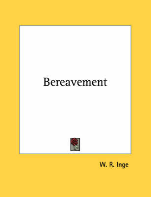 Book cover for Bereavement