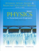 Book cover for Student Study Guide with Selected Solutions, Volume 1