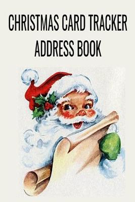 Book cover for Christmas Card Tracker Address Book