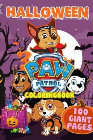Cover of Paw Patrol Halloween Coloring Book