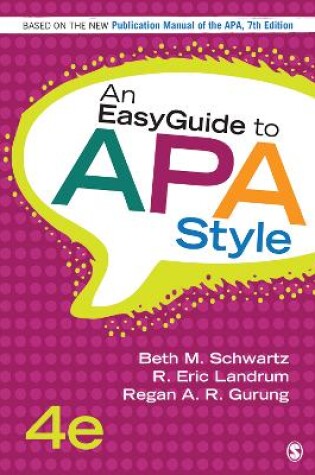 Cover of An EasyGuide to APA Style