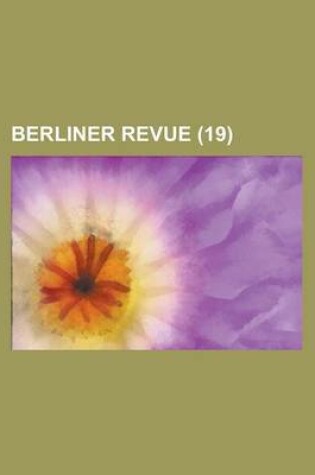 Cover of Berliner Revue (19)