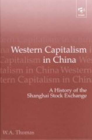 Cover of Western Capitalism in China