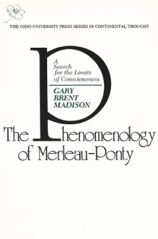 Cover of Phenomenology Of Merleau Ponty