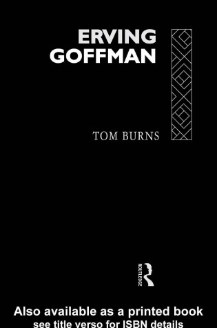 Cover of Erving Goffman