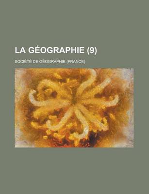 Book cover for La Geographie (9 )