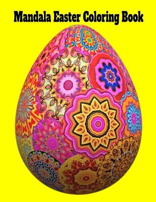 Book cover for Mandala Easter Coloring Book