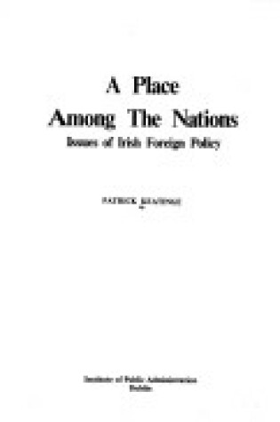 Cover of A Place Among the Nations