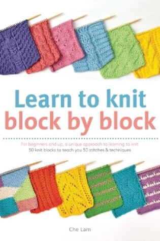 Cover of Learn to Knit Block by Block