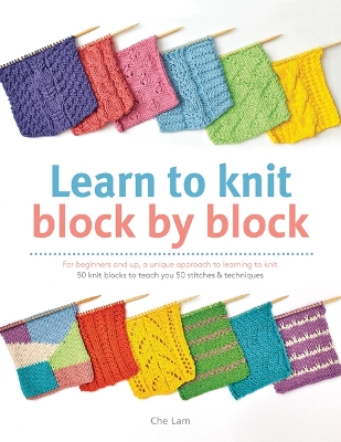 Book cover for Learn to Knit Block by Block