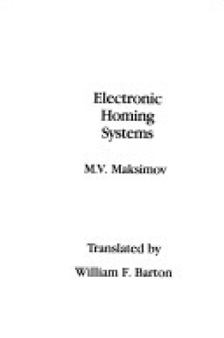 Cover of Electronic Homing Systems