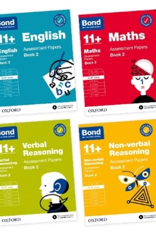 Cover of 11+: Bond 11+ English, Maths, Non-verbal Reasoning, Verbal Reasoning Assessment Papers