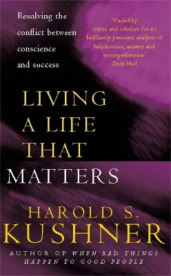 Book cover for Living a Life that Matters