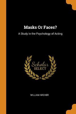 Book cover for Masks or Faces?