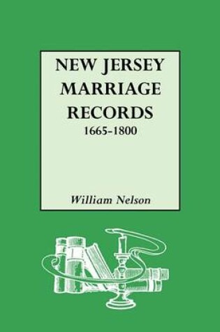 Cover of New Jersey Marriage Records, 1665-1800